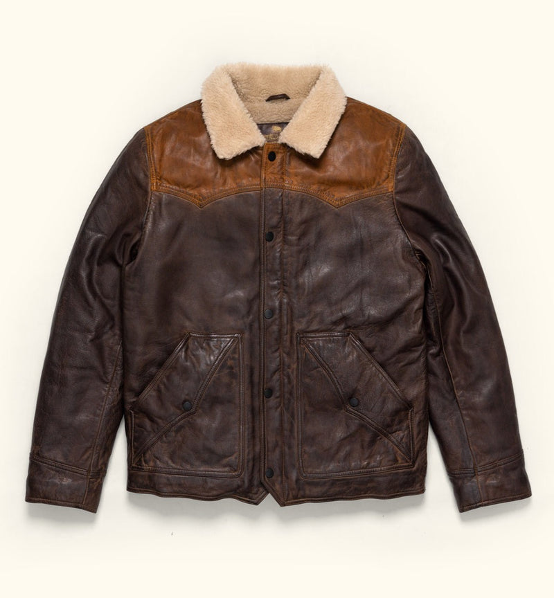 Leather Sherpa Jacket for Men: Bold. Rugged. | Buffalo Jackson