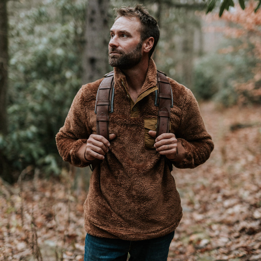Soft Grizzly Brown Kodiak Pullover 