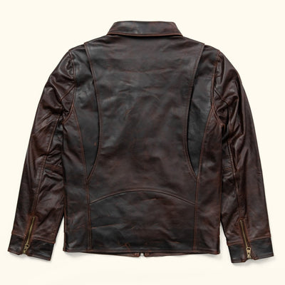 Men's Vintage Leather Jacket | Brown