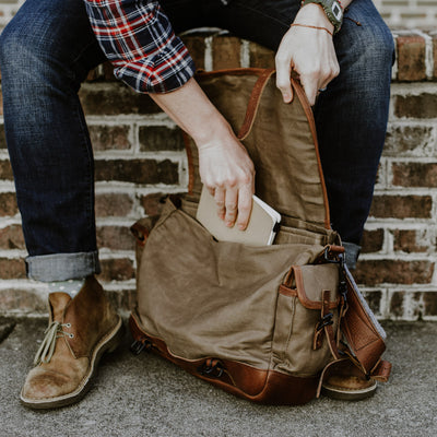 The Normandy - Rugged Canvas Tactical Messenger Bag for Men