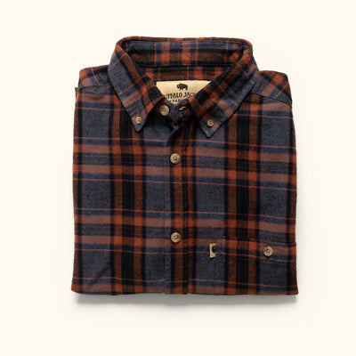 Men's Autumn Flannel Button Down shirt