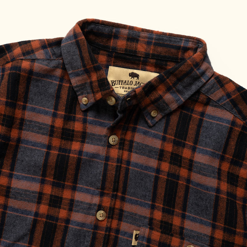 Fairbanks Flannel Shirt | Autumn Stone | BUFFALO JACKSON