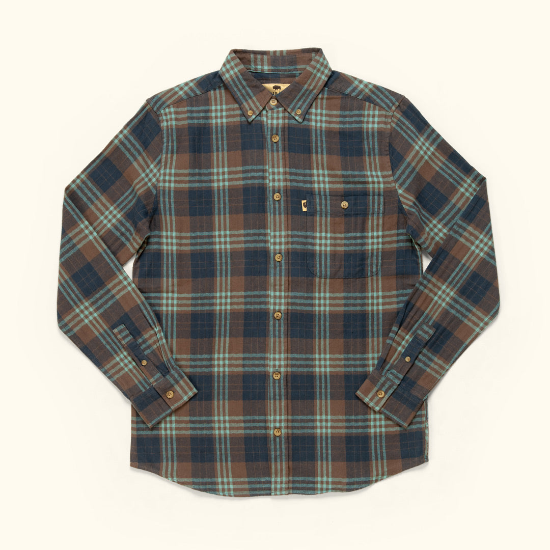 Buffalo Jackson Trading Co. Fairbanks Flannel Shirt | Lodge - M