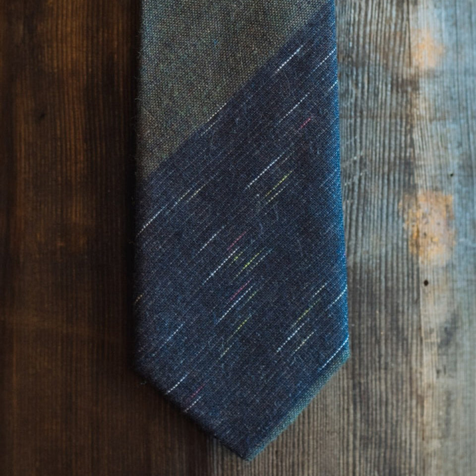 Vintage Stripe Cotton Necktie