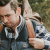 Jackson Vest w/ Sherpa Collar - Gray and Charcoal