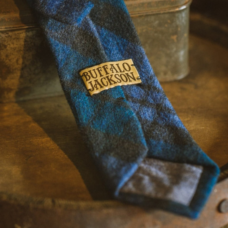 True Plaid Wool Necktie | Ocean