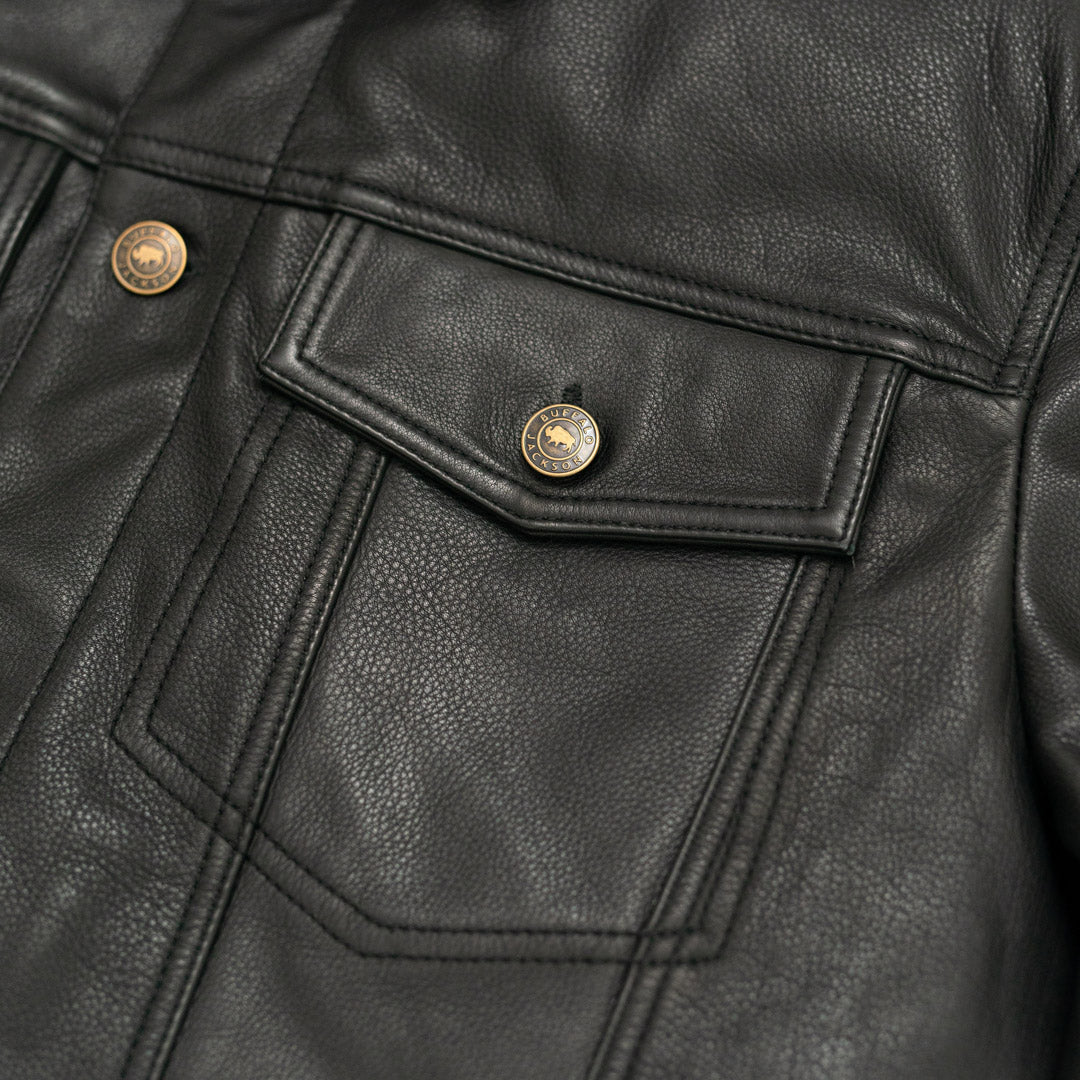 Buffalo Jackson Trading Co. Driggs Leather Jacket | Black - M