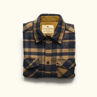 Vintage wool flannel jacket shirt