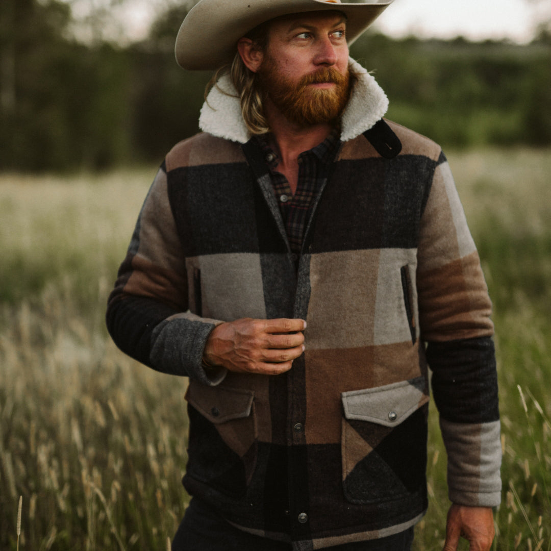 Ellis Wool Jacket | Desert Valley Plaid
