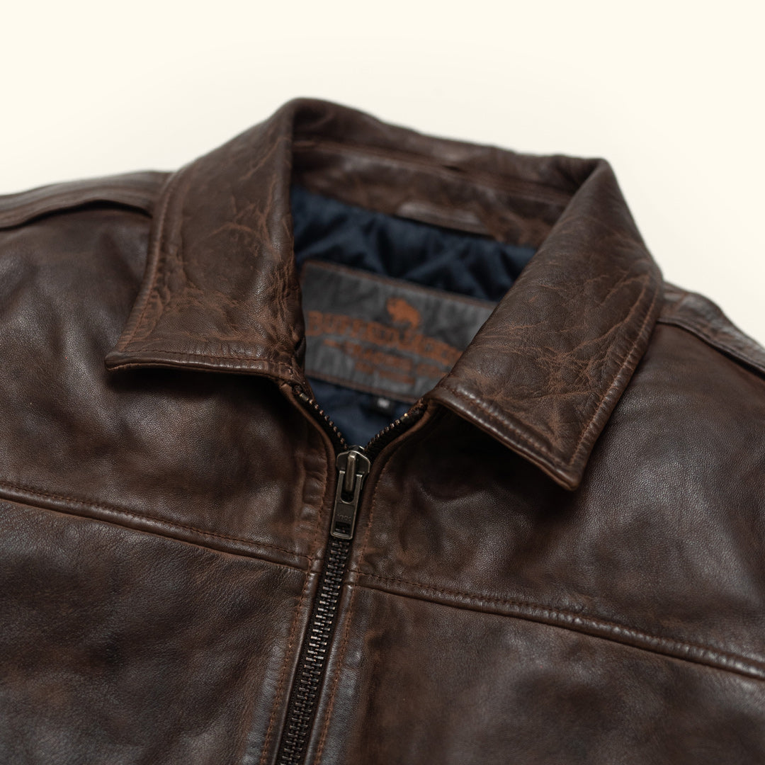 Aviator Leather Jacket (Ranger) | Buffalo Jackson