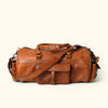 Roosevelt Buffalo Leather Duffle Bag | Autumn Brown