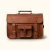 tough water buffalo leather briefcase bag