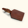 Roosevelt Leather Luggage Tag | Autumn Brown