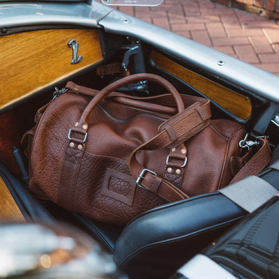 Bison Duffle Bag - Bison Leather Travel Bag | Buffalo Jackson