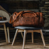 Ryder Reserve Bison Leather Travel Duffle Bag | Brown hover