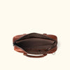 Ryder Reserve Bison Leather Laptop Briefcase | Brown