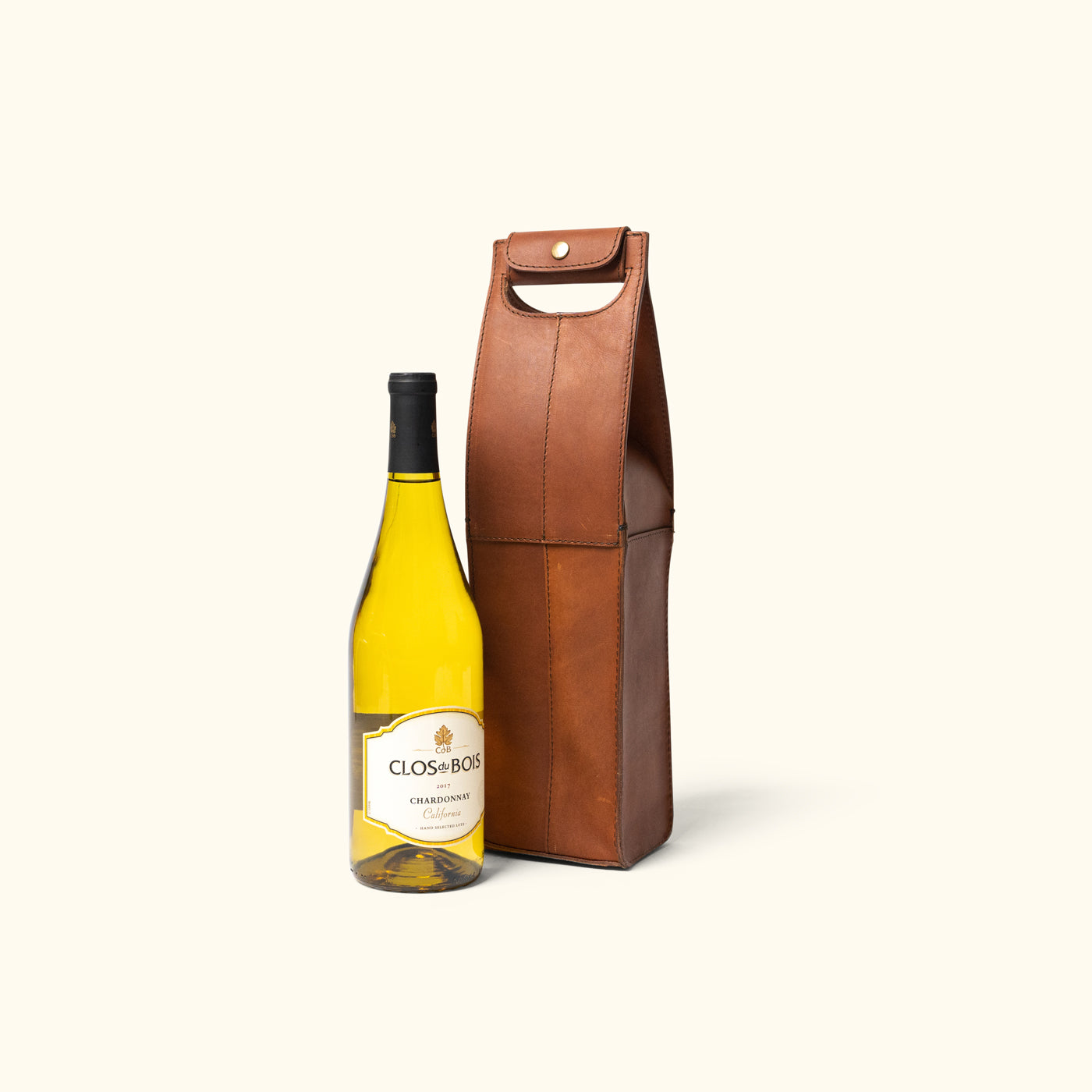 Vintage Wine Tote Full Grain Leather