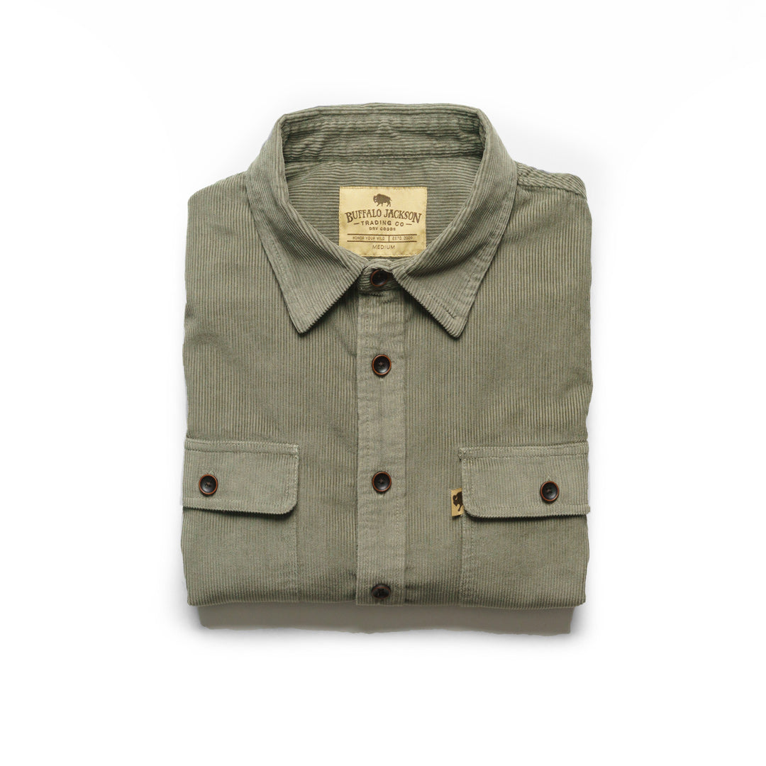 Corduroy Shirt Jac - Mens Heavyweight Shirt | Buffalo Jackson