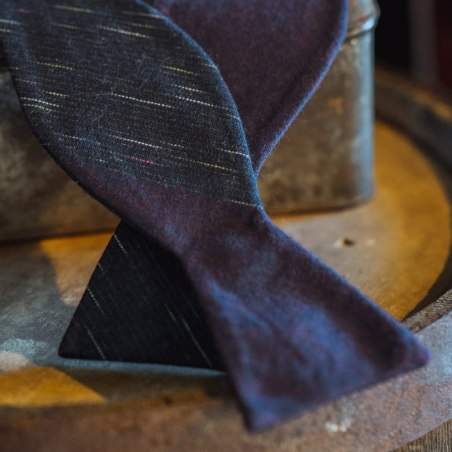 Vintage Stripe Cotton Bow Tie