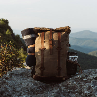 Blue Ridge Canvas Rolltop Backpack | Field Khaki hover