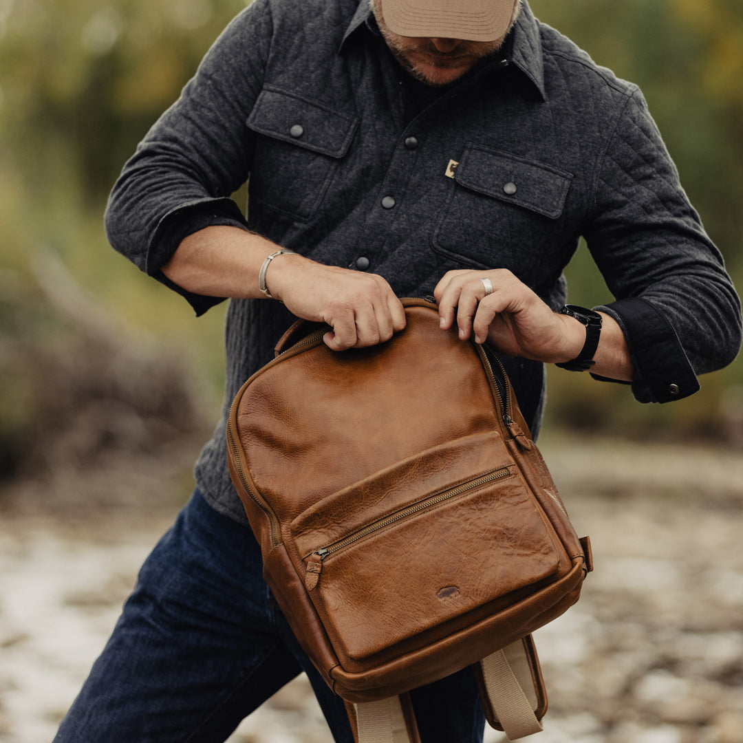 Mens Backpacks: Shop Cool Leather Backpacks For Men - Fossil