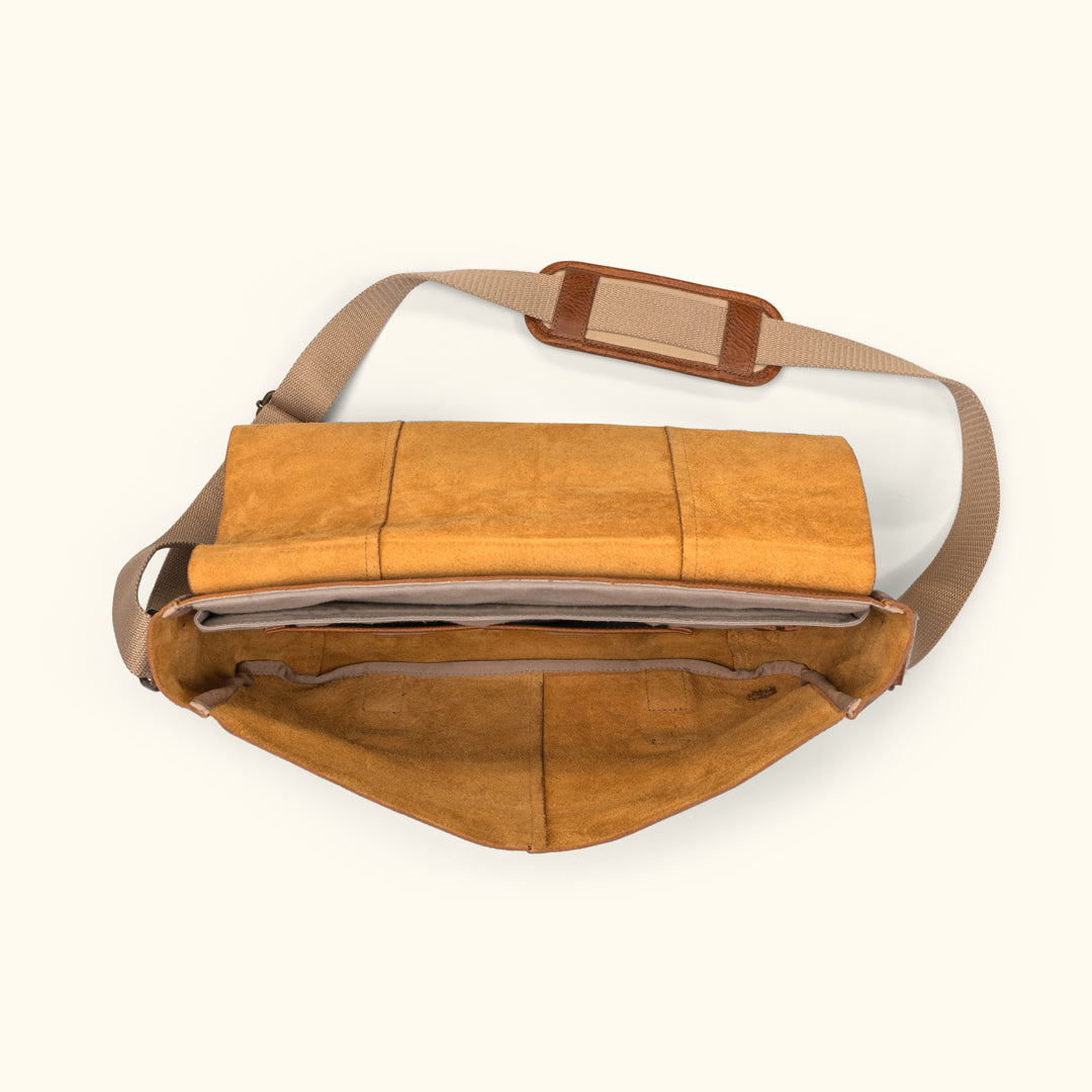 Tan Messenger Bag