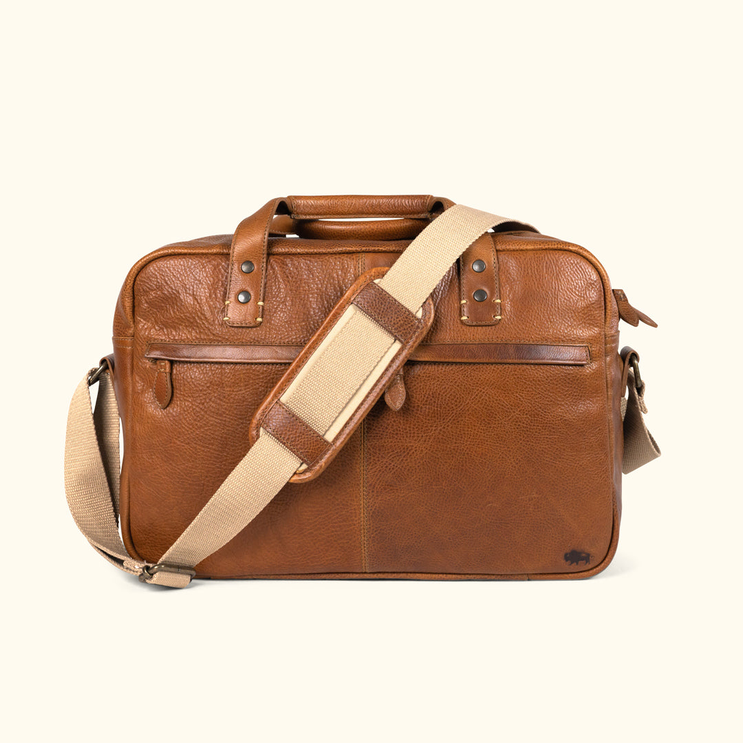 Walker leather pilot bag for men buffalo jackson
