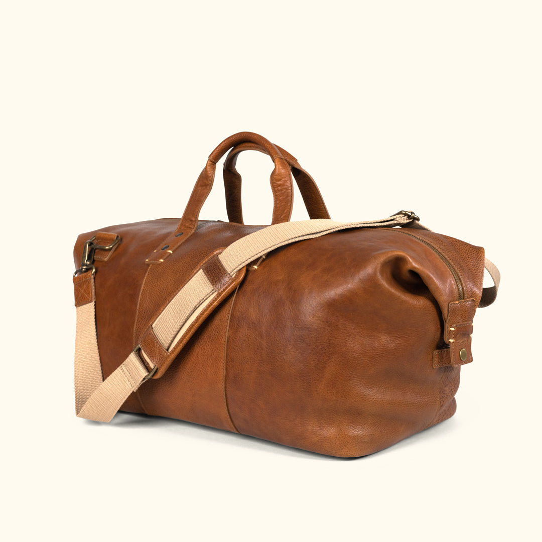 Walker leather mens weekend bag buffalo jackson