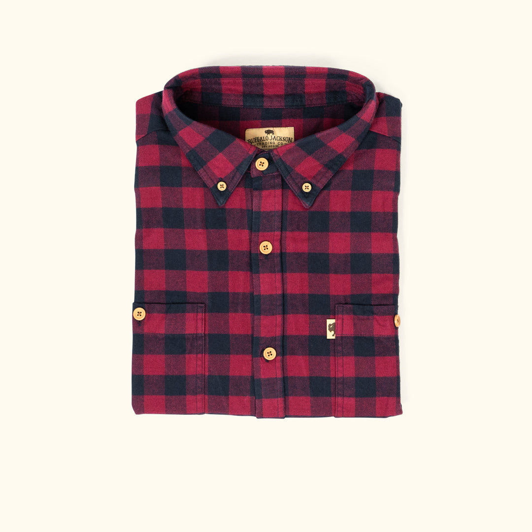 Waxhaw Buffalo Plaid Flannel Shirt | Pipestone