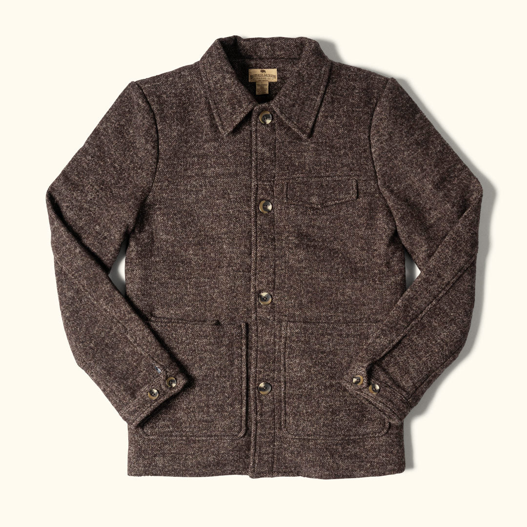 Wesley Men's Wool Jacket - Brown