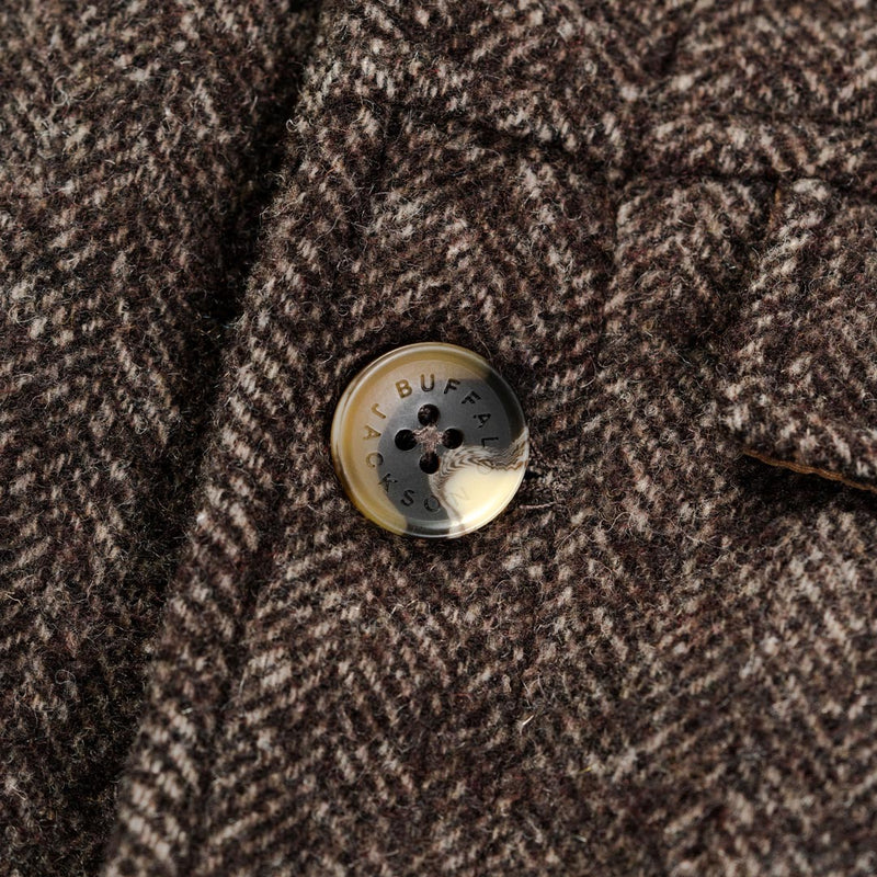 Wesley Men's Wool Jacket - Brown | Buffalo Jackson